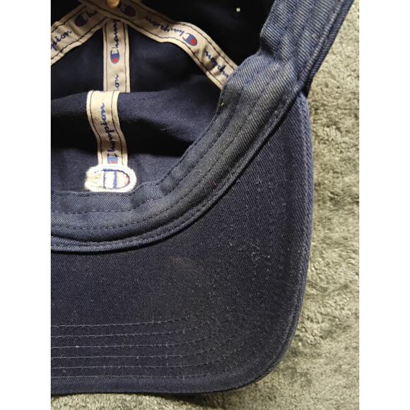 Champion Dad Hat Men Baseball Cap One Size Champion Navy Blue - Picture 9 of 9